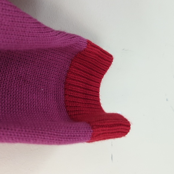 Laurie Felt Viscose Two-Tone Color Block Sweater - Picture 11 of 16